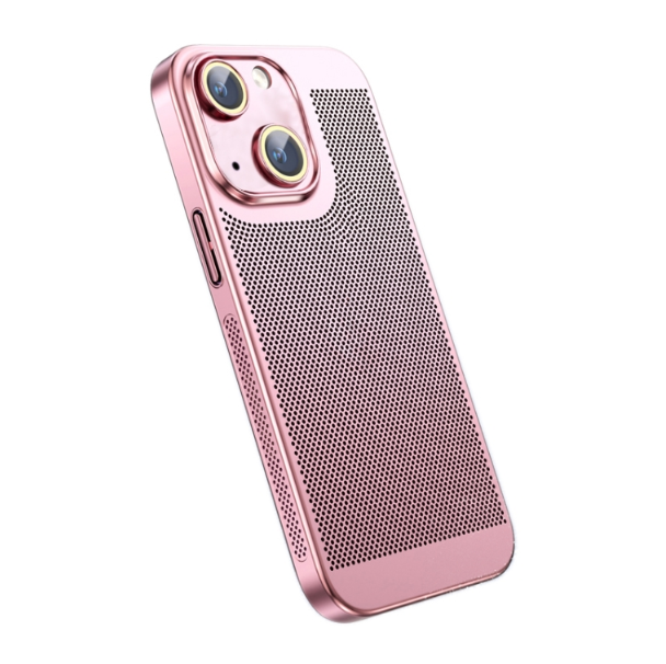 Ice Sense Heat Dissipation Electroplating PC Phone Case - For iPhone 13 - mosaccessories